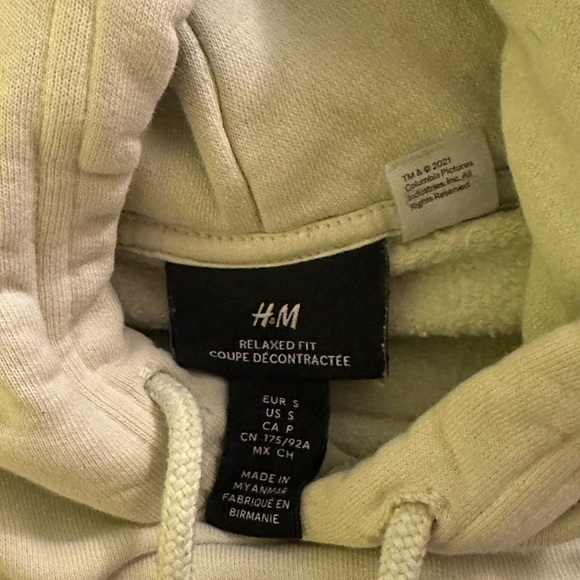 Neon Yellow/Green Superbad Hoodie - Picture 3 of 3